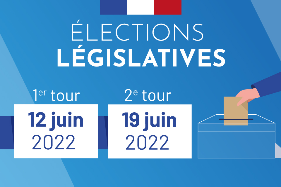 Image des dates des législatives du 12 et 19 Juin 2022